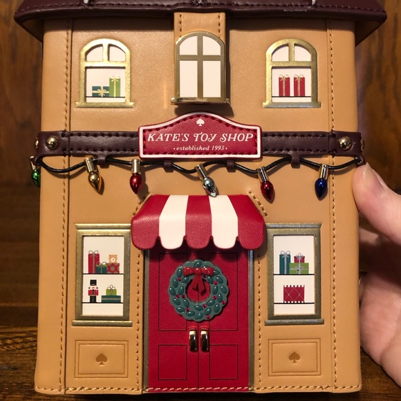 NWT-Kate Spade-SET-Oh What Fun 3D Toy Store Crossbody Bag & Cardholder-$598 - Picture 4 of 16